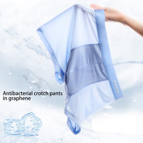

Boxers Thin Protective Loose U Convex Men Panties Inner Wear Clothes