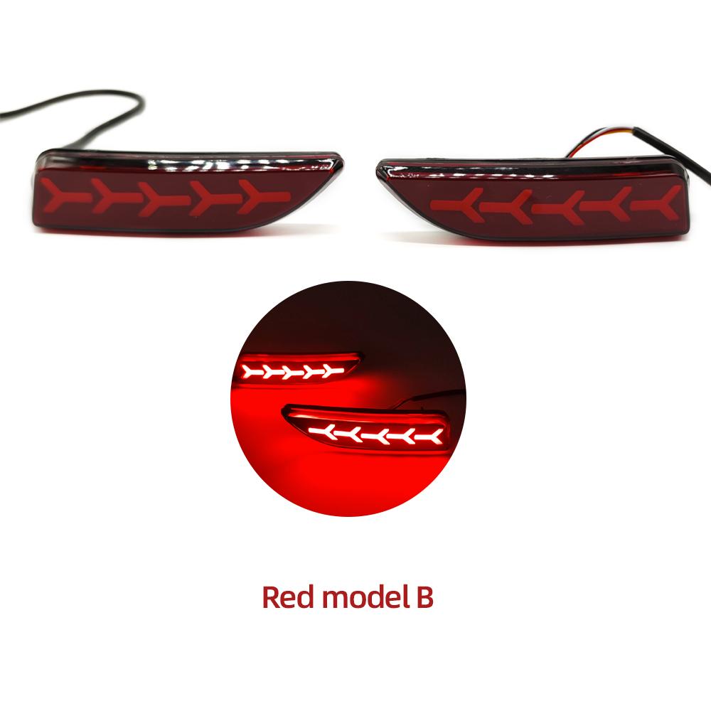 Car Rear Bumper Reflector Light for Toyota Corolla 2011 2012 2013 for Lexus CT200h Sequential Turn Signal Brake Lamp