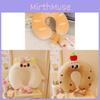 Cute Cat Memory Foam Ushaped Pillow For Car Office Travel Neck Support