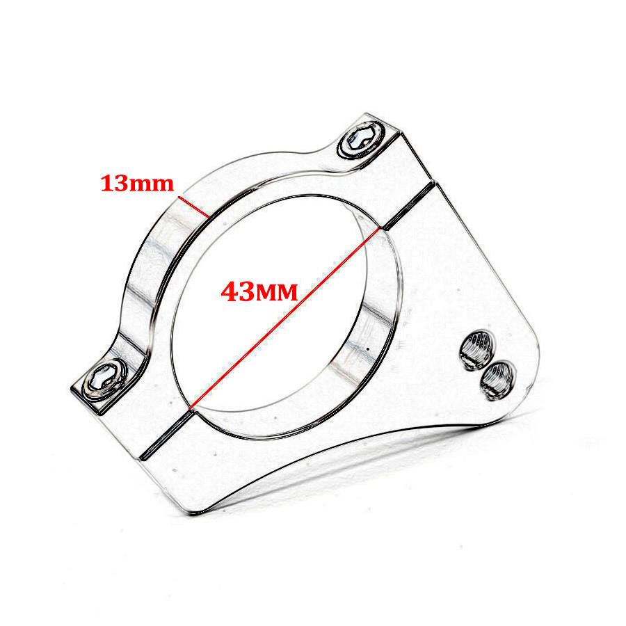 43MM Universal Black Motorcycle Aluminium Steering Damper Fork Bracket Reduce Lever Vibration For Honda Suzuki Yamaha Kawasaki