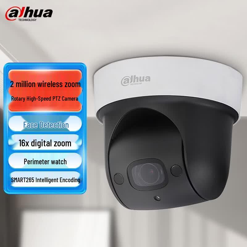 Dahua Wireless PTZ Security Camera with 4x Zoom CN Plug (adapter Included)