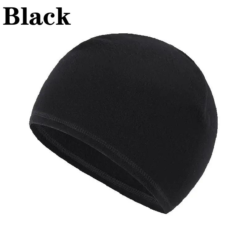 1-5PCS Unisex Winter Skull Cap Soft Polar Fleece Beanie Thick Warm Windproof Ski Hat Outdoor Cap Suitable for Both Men and Women