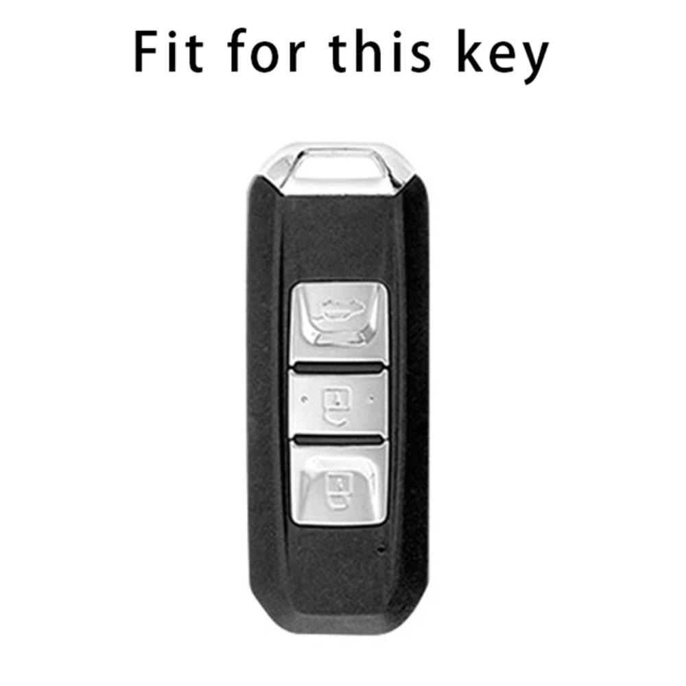Gold Edge TPU Car Remote Key Cover Case Bag Shell Holder for Wuling Hongguang S Baojun 510 730 360 560 RS-5 530 630 Accessories