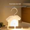 LED Motion Sensor Night Light: Magnetic Wall Mount, Battery-Powered