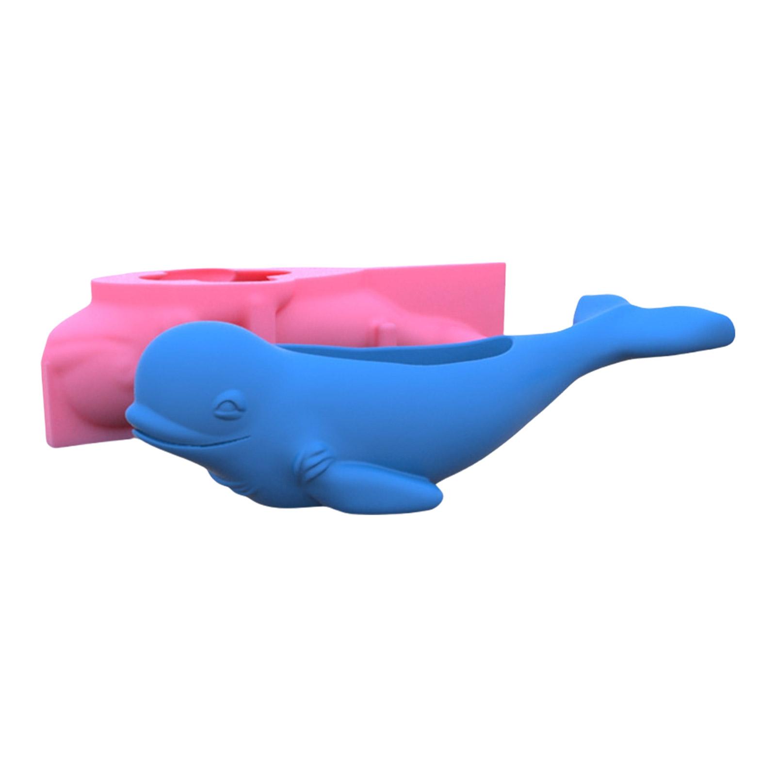Flower Pots Silicone Mould Handmade Dolphin Succulent Plant Molds Candle Cup Molds Epoxy Resin Molds Plaster Molds 1