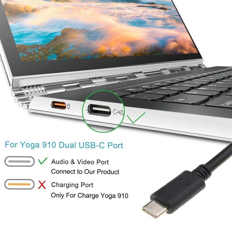 Type C to VGA Adapter Cable USB C Male to VGA Female Converter HD 1080P TV Phone Laptop Screen Line Projection Converter