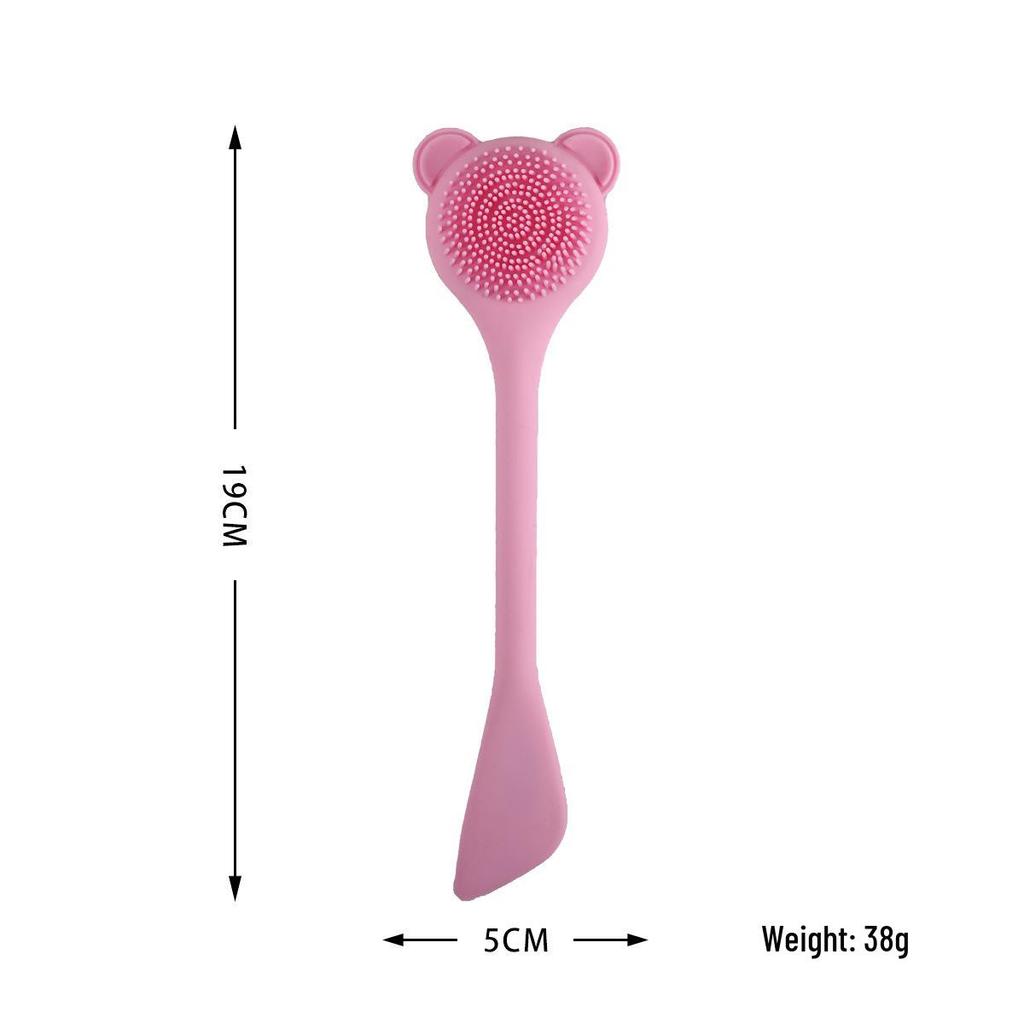 Portable Silicone Facial Cleansing & Makeup Remover Brush - Soft Blackhead Remover Tool