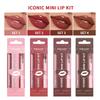 Lipliner&Lipstick Lip Gloss Set 3pcs/set Waterproof Long Lasting Lip Makeup Matte Travel Mini Set Women's Makeup Cosmetics