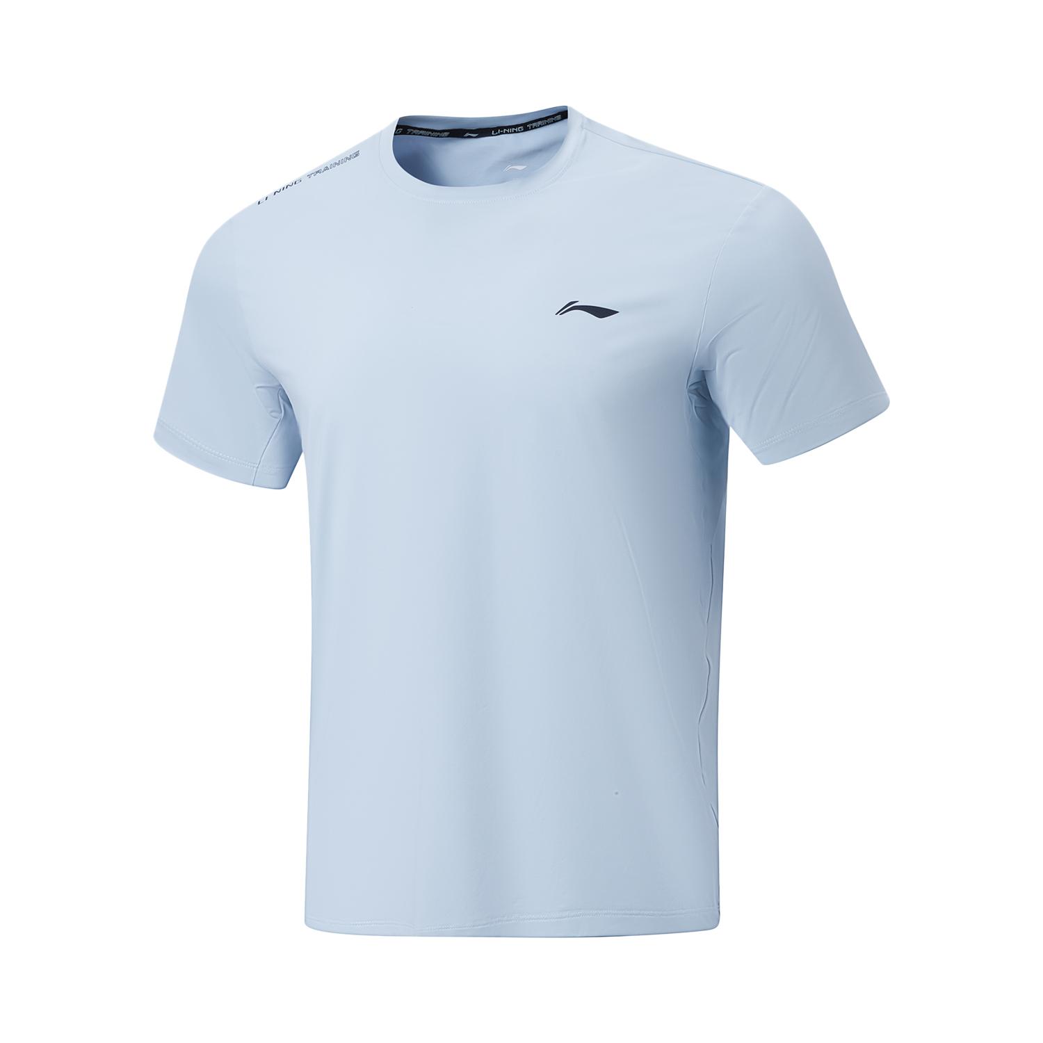 Li-Ning Comfortable Round Neck Pullover Short Sleeve T-Shirt Men tops ATSW195-3 S