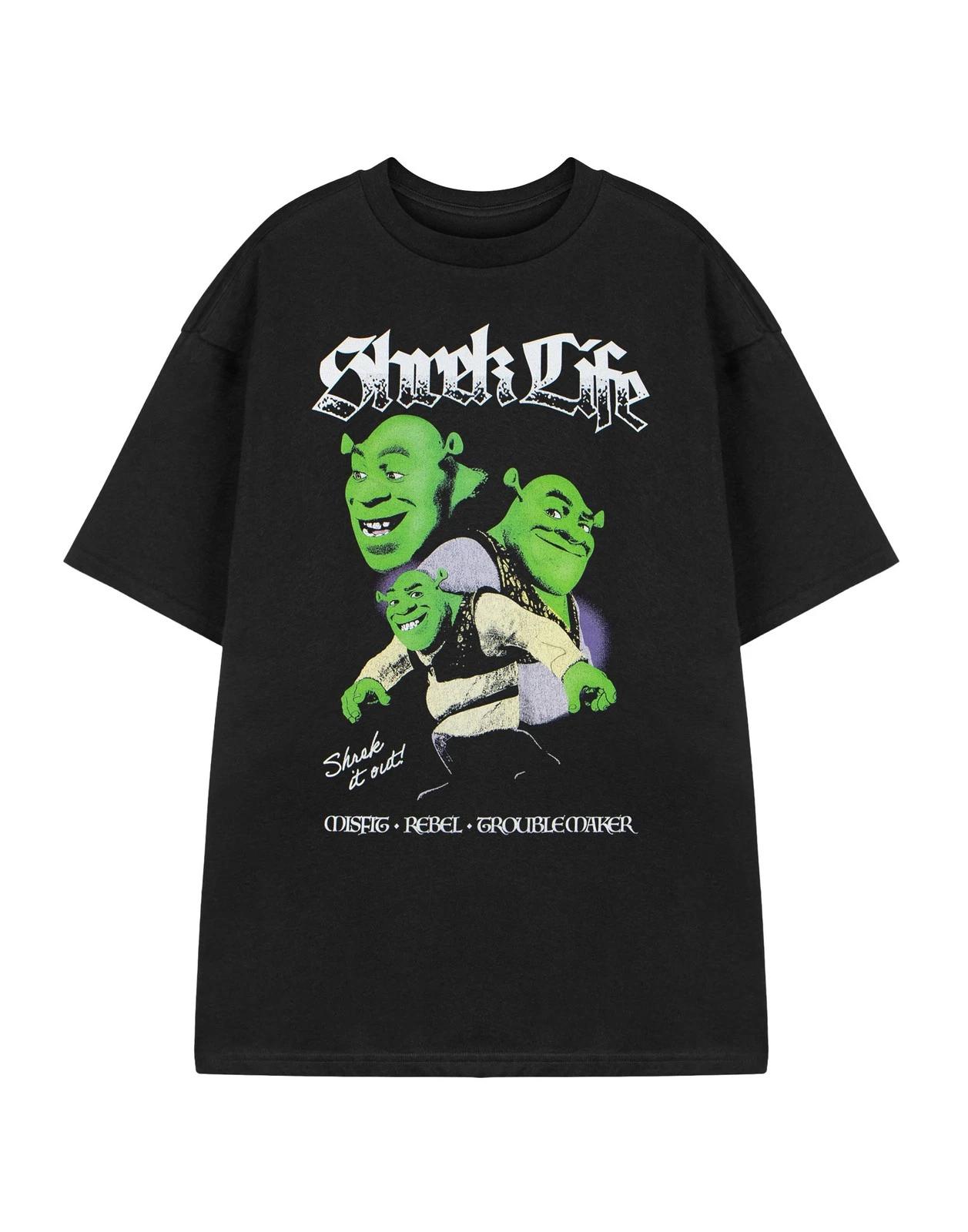 

Shrek Black Shrek Life Short Sleeved T-Shirt Unisex M