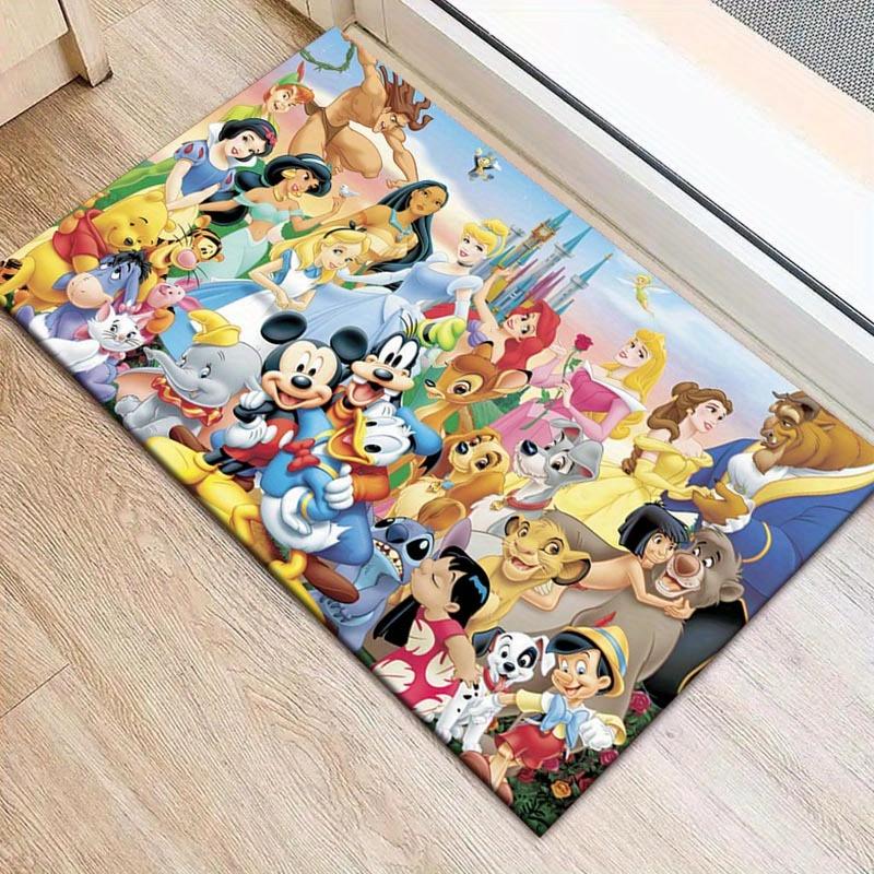 

1pc Mickey Pattern Area Rug Soft Flannel Floor Mat for Living Room,Office,Bedroom and Carpet,Sofa Coffee Table Floor Mat 60cm by 90cm