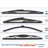 Compatible Rear Wiper for Mazda Models: 2, 3, 5, 6 Ruiyi, 8, CX-4, CX-5, CX-7, Xingcheng and Angkesaila