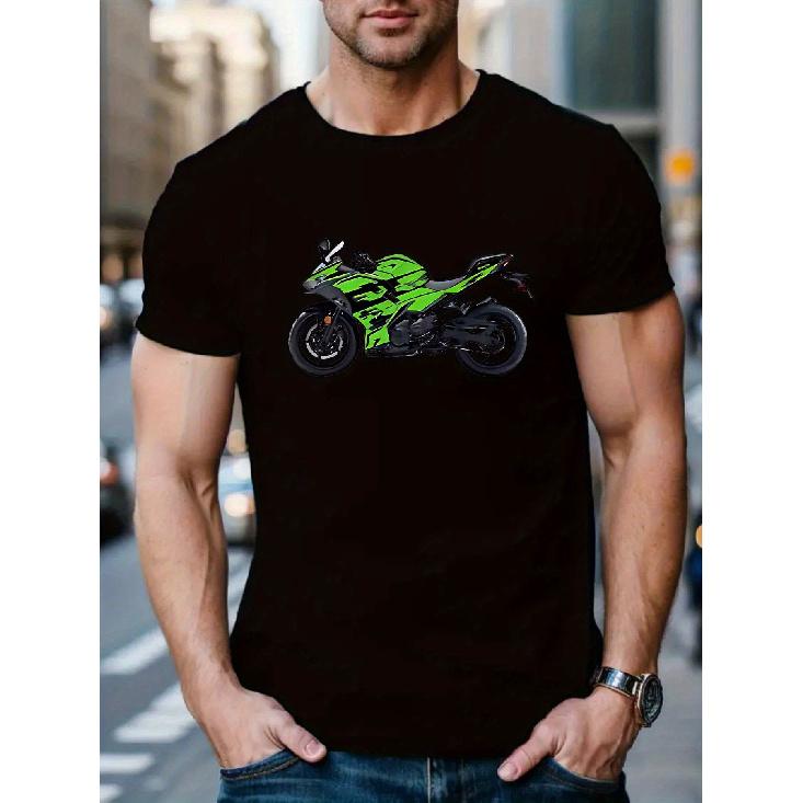 Herren Locker sitzendes Sport-T-Shirt - Atmungsaktiv, Kurzarm, Rundhalsausschnitt, Unifarben mit dezentem 'E'-Buchstaben-Print ( Farben), Maschinenwaschbar, XL black