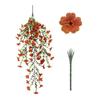 Outdoor Floral Arrangements All-weather Artificial Flowers Realistic Hanging Flowers for Wedding Party Decor Uv for Indoor