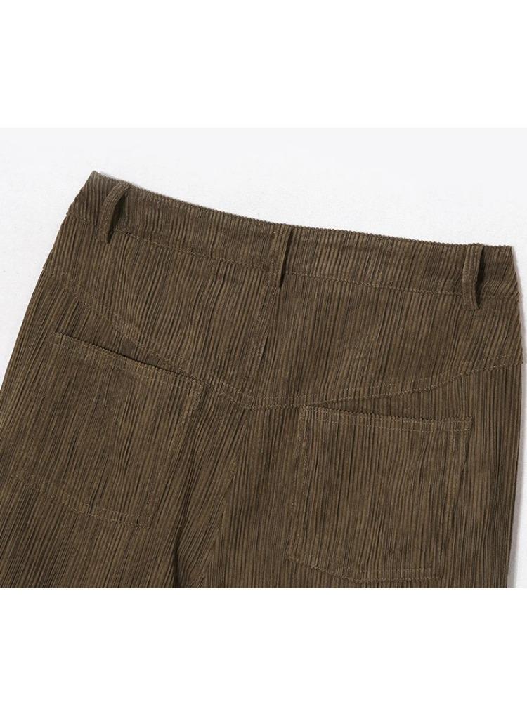 Women American Vintage Baddie Style Lace Up Cargo Pants Grunge High Waist Straight Leg Trousers Harajuku Fashion Y2k Streetwear