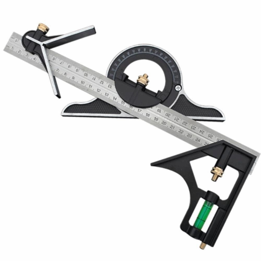 Movable Right Angle Ruler 180 Degree Corner Ruler Combination Angle Ruler  Gauging Tool