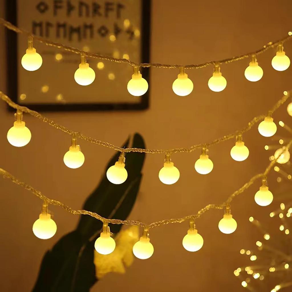 Fairy Lights 10 LED 4.9ft String Lights Battery Powered Warm Lighting Steady On Wire Lights for Outdoor Party Camping