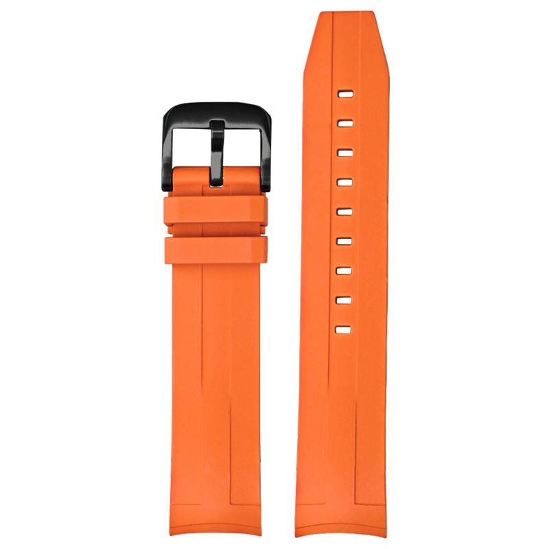 Wodoodporny Pasek do Zegarka z Kauczuku Fluorowego FKM dla serii Tissot 1853 Seastar T120 21mm Zakrzywiony Pasek do Zegarka