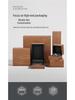 Black Carbon Fiber Single Watch Winder - Automatic Electric Rotator for Mechanical Watches.