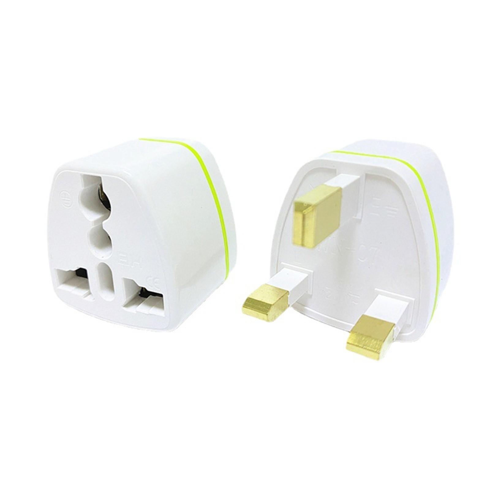 

Мідний перетворювач британської вилки One Size білий