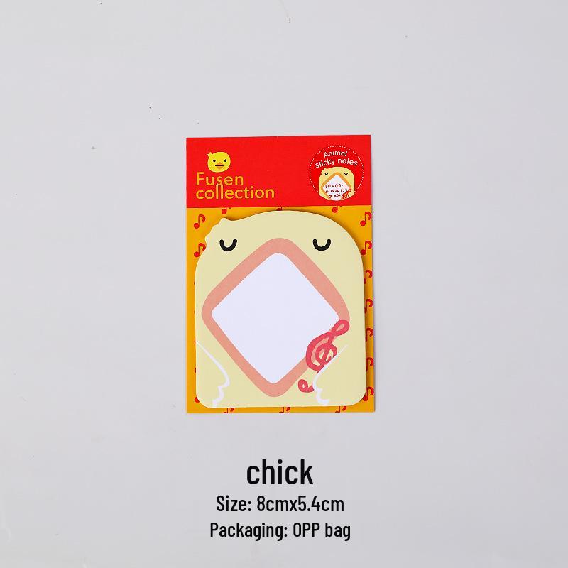 Korean Animal-Shaped Sticky Notes: Cute & Creative Memo Pads for Students