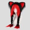 Plush fursuit niche two-dimensional cat ears and animal ears anime subculture unisex fried hair y2k headgear hat