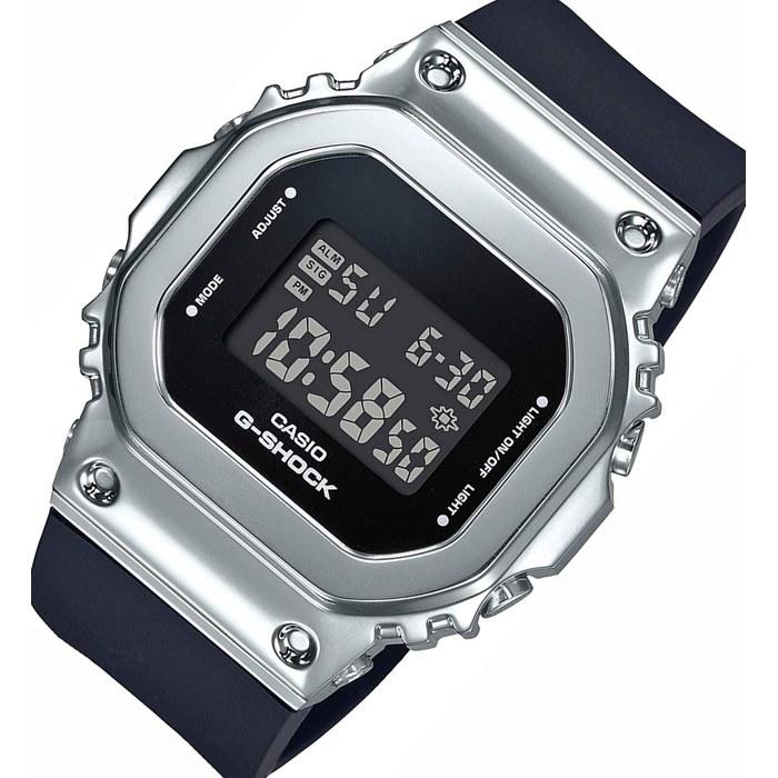 Casio G-Shock Watch Men's Digital Metal Outdoor Sports Black Silver GM-S5600-1