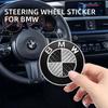 1 STÜCK 45mm Auto Lenkradabdeckung Aufkleber Emblem Logo Für BMW M E39 E46 E60 E90 F10 F20 F30 G20 G30 E87 E53 F15 Zubehör