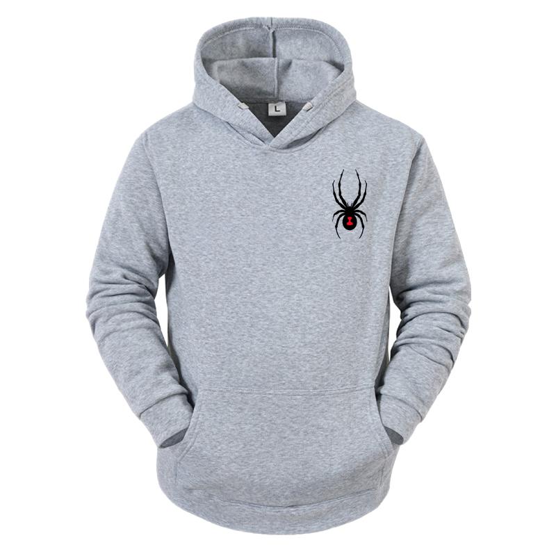 New Autumn And Winter Spider Print Hoodie Men's Casual Hoodie Fashionable Harajuku Unisex Outdoor Sports Street Pullover