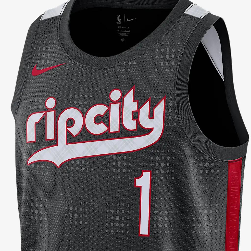 Nike Anfernee Simons Portland Trail Blazers 2024/25 City Edition Men's Nike Dri FIT Nba Swingman Jersey FQ4357-011