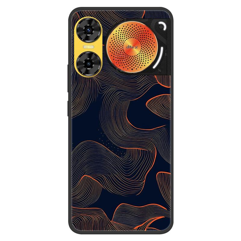 

For ZTE Nubia Music 2 Case 2025 New 5G Fashion Flower Soft Silicone Shockproof Bumper For nubia Music2 5G Strip Phone Back Cover nubia Music 2
