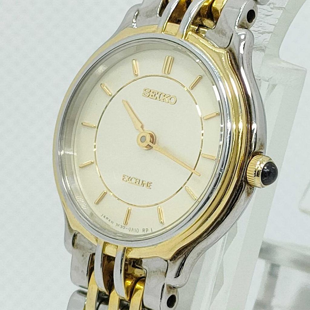 [USED] 460 Free Shipping Battery Replaced SEIKO EXILINE Watch