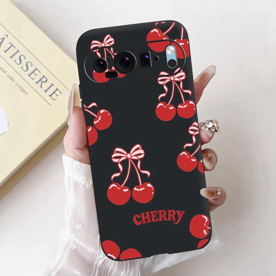 Fashion Painting Phone Case For Google Pixel 9 Pro 9A Black Silicone Soft Cover For Google Pixel9 9A 9Pro Cases Bumpers