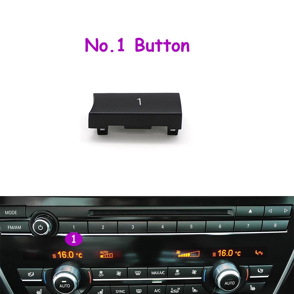 1 Stück F10 F11 F06 F12 F13 F07 F01 F02 F04 Auto Mittelkonsole CD Digital MODE FM/AM Knopf Abdeckung Zierleiste Für BMW 5er 6er 7er 5GT Serie