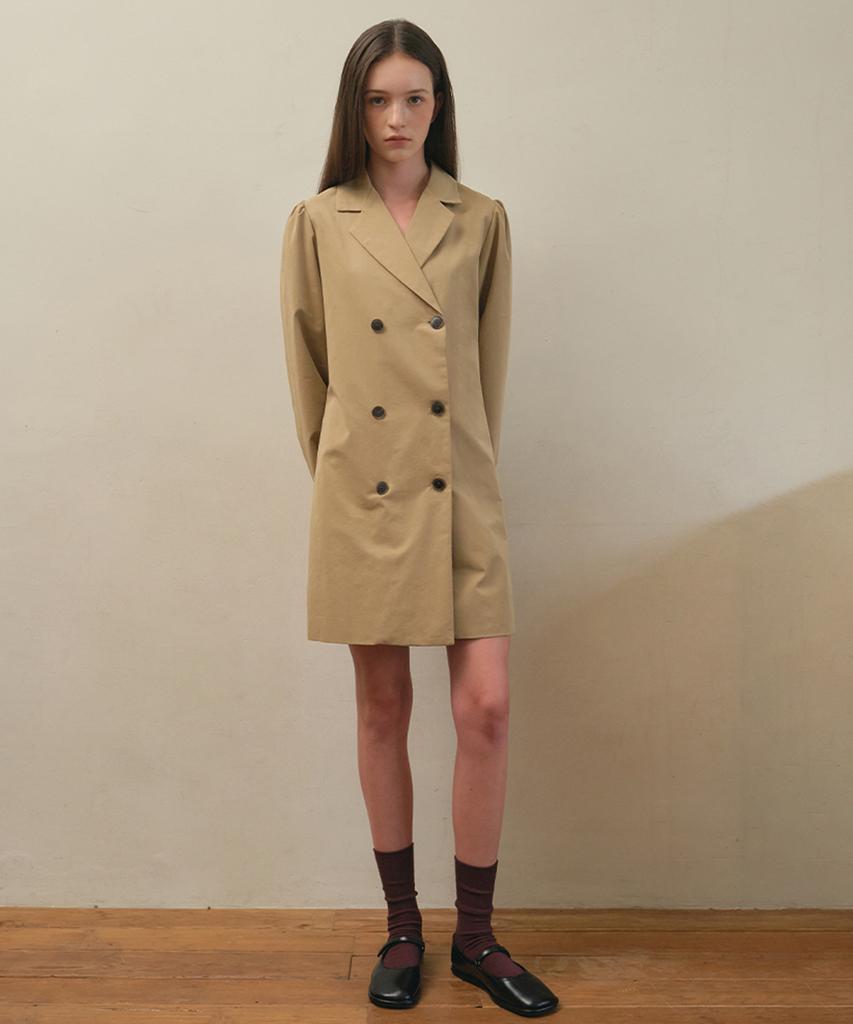 Aueonoseuteljia Louvre Trench Dress_Beige(O25-Ops03)