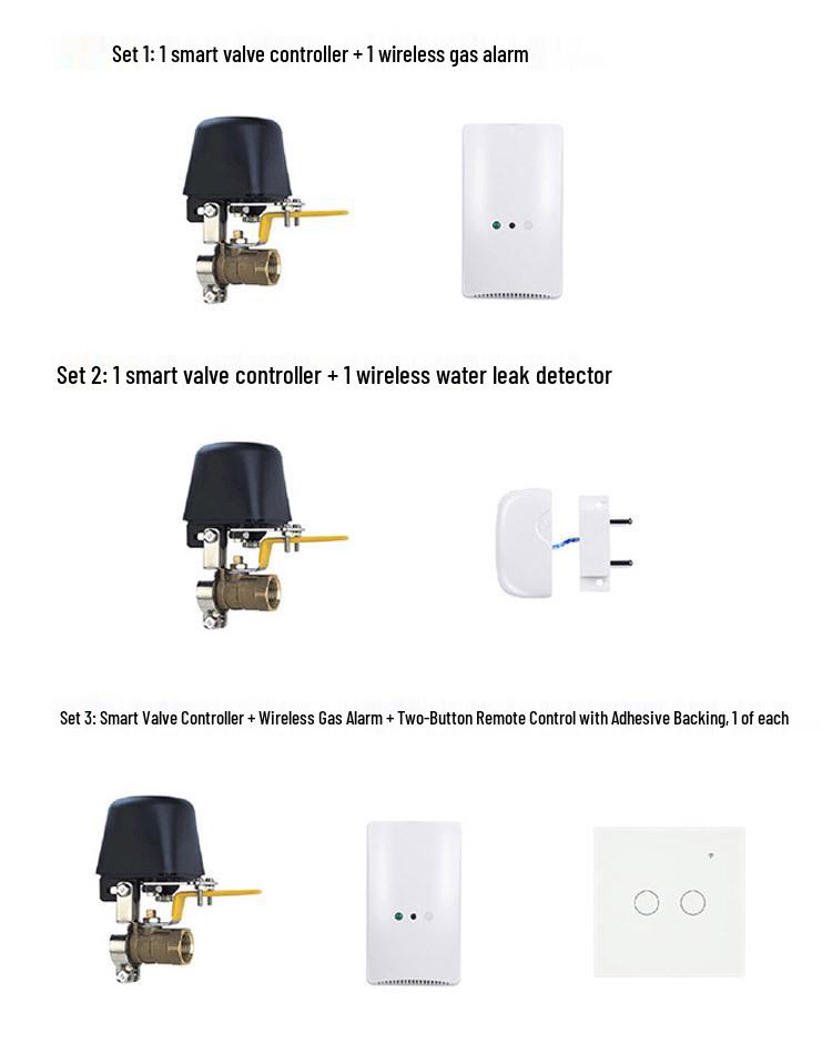 YiWeiLian Smart Electric Steam Valve with Alexa Remote Control