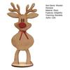 Christmas Freestanding Reindeer Holiday Wooden Standing Reindeer Tabletop Decoration for Xmas Dinner Table Decor