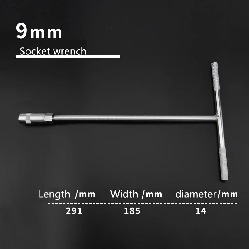 T-type Manual Socket Wrench External Hexagonal Automobile and Motorcycle Repair Wrench Nut Hexagonal T-bar