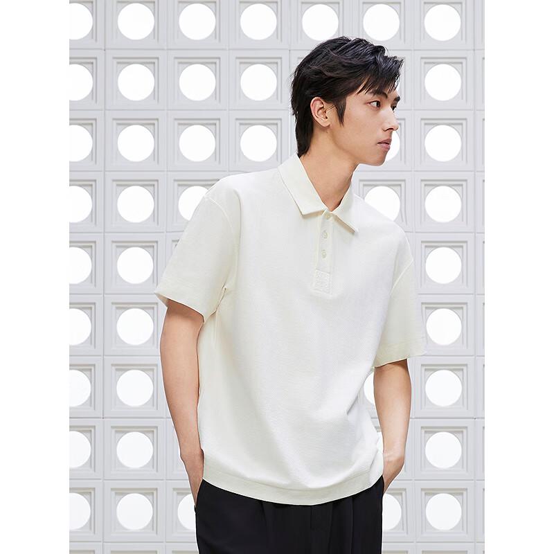 GXG Men's Textured Twill Embroidered Short-Sleeve Polo Shirt
