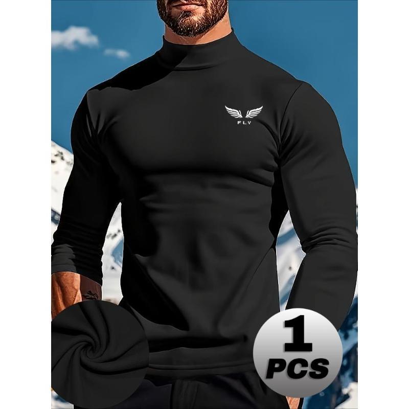 

Warm & Breathable, Slim Fit, Men s Long Sleeve Shirt, Perfect for Cold Days & Casual Outing XXL чёрный