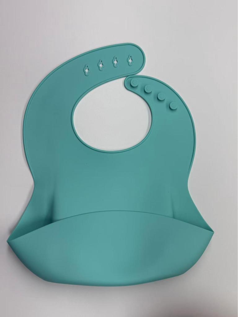 New Food-Grade Silicone 3D Bib: Waterproof & Oil-Proof for Children