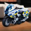 Alloy Inertia Motorcycle Model With Alloy And Plastic Materials For Kids Collectors