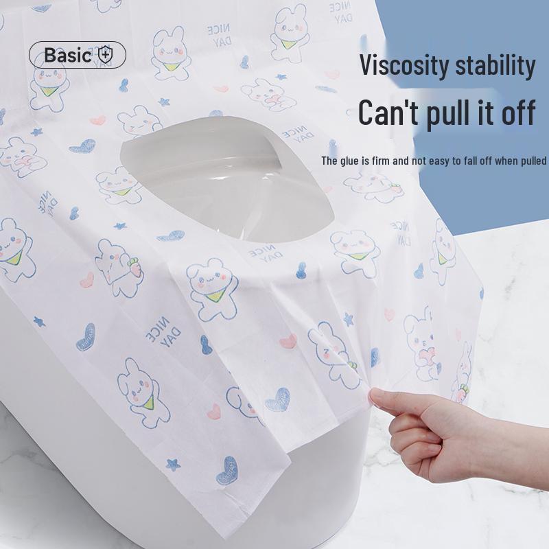 Individually Packaged Waterproof Disposable Travel Toilet Seat Covers