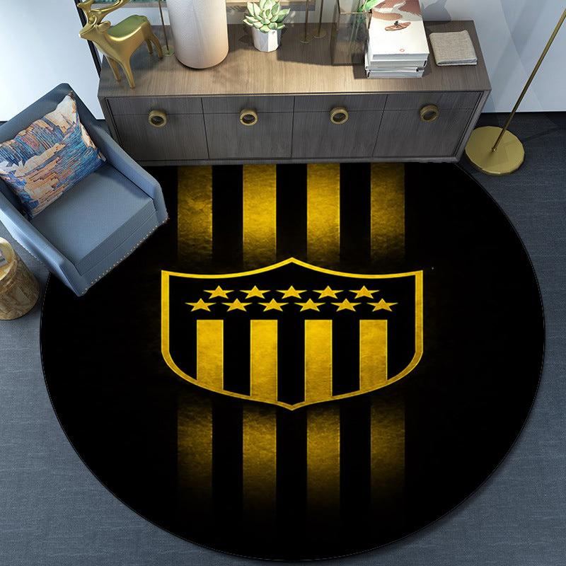 Peñarol Football Club Round Rug for Livingroom,Bedroom, Palyroom, Chair Rug, Area rug, Circle Carpet, Large Size Fan Christmas gift
