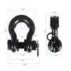 Shackles 3/4 Inch D Ring Shackle 2pcs 45,000lb Break Strength Tow Hook for Tow Strap Winch Off-Road Jeep Truck Vehicle Recovery