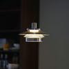 Bauhaus Flying Saucer Pendant Light: Electroplated Color-Fired Decorative Fixture for Restaurants, Cafes, and Bars