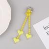 Bag Charm For Women Y2K Accesories Love Heart Pendant Colorful Beads Chain  Lady Jewelry