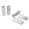 5 Pezzi Dado di Accoppiamento Esagonale M12x1.75 L60mm Acciaio Inossidabile 304 Dadi di Accoppiamento Esagonali Connettore per Barra Filettata