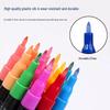 Acrylic Marker Set: 260 Waterproof, Quick-Drying Colors for Art Students and DIY Graffiti.