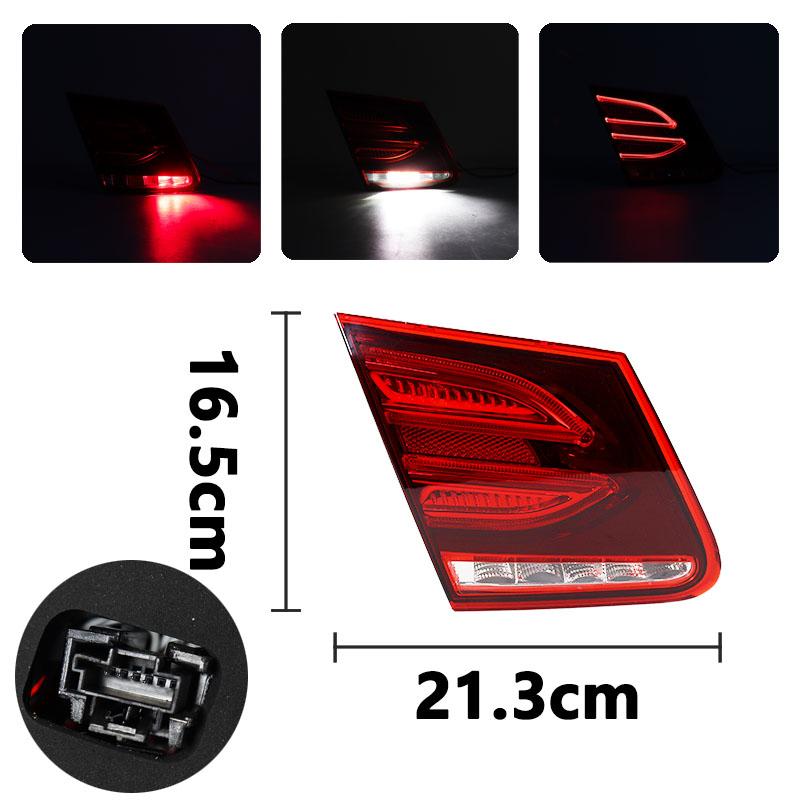 For Mercedes-Benz E Class W207 2014-2017 Two-Door Coupe LED Inside Tail Light Warning Brake Light Signal Lamp Car Accessories